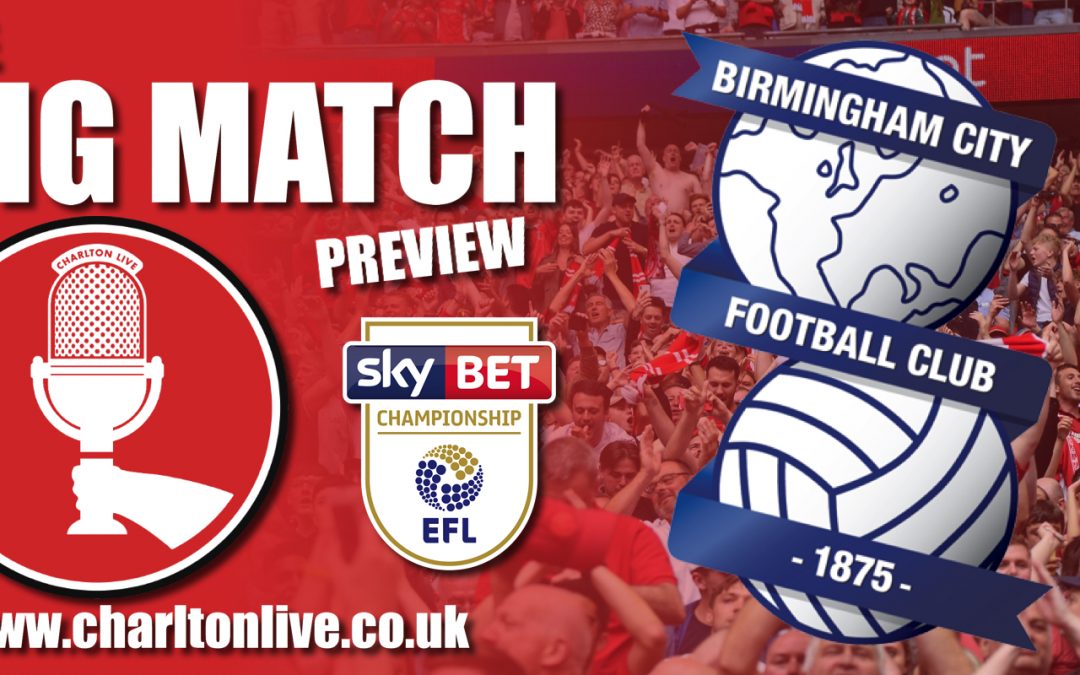 Big Match Preview – Birmingham City at home